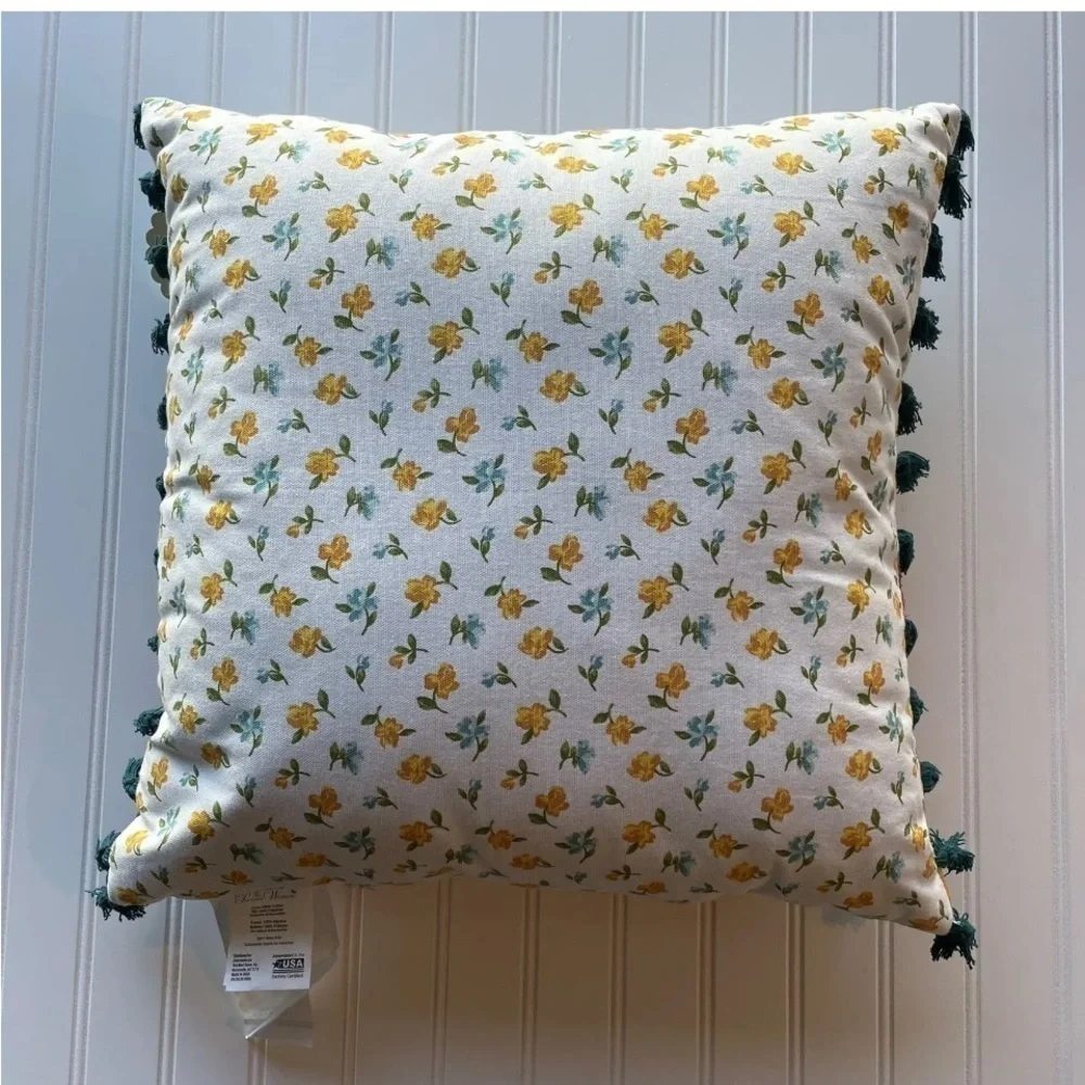 Pioneer Woman Pillow Harvest Pumpkin Charlie Hound Dog NWT Fall Autumn decor